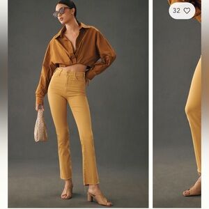 MOTHER The Hustler Ankle Fray Jeans